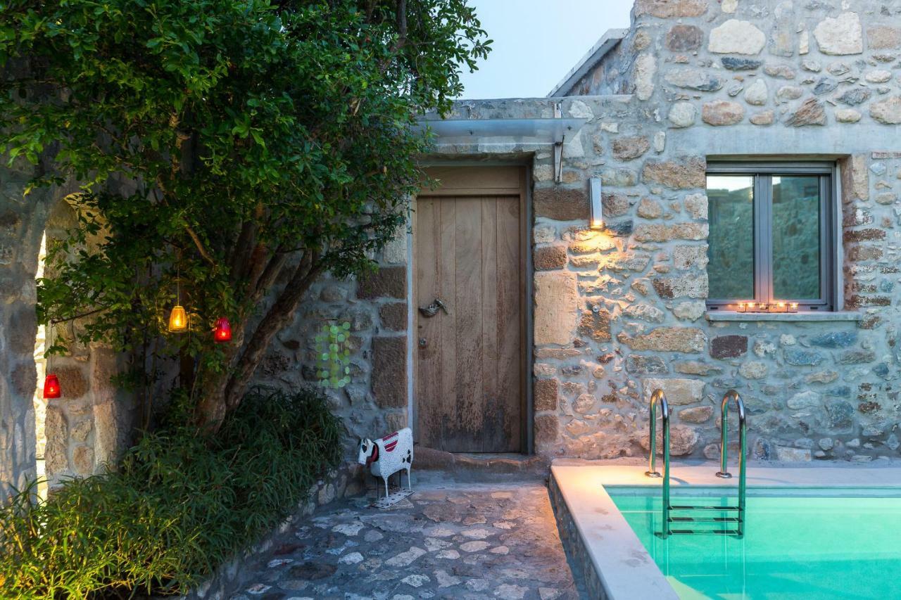 Muazzo Creta Stone House, Nature Escape With Pool, By Thinkvilla Pigí Exterior foto