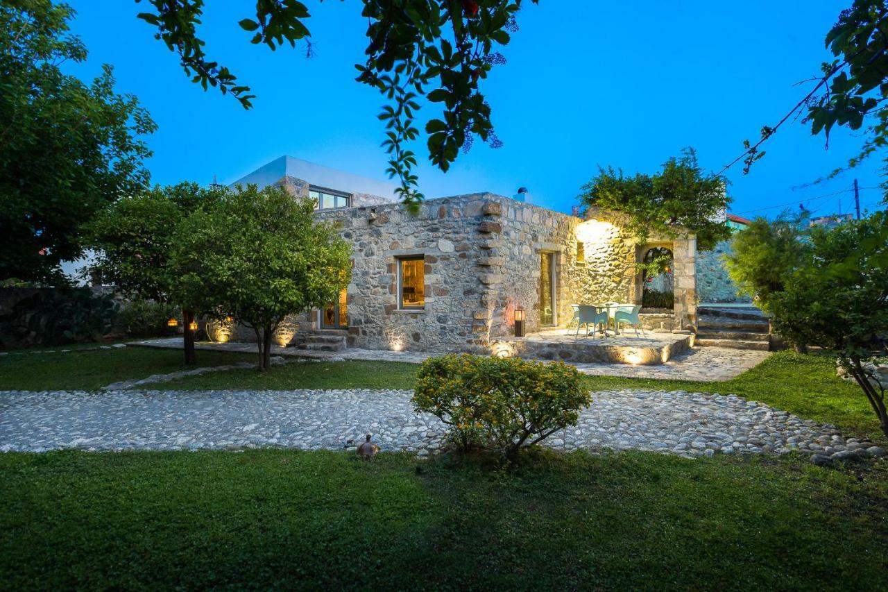 Muazzo Creta Stone House, Nature Escape With Pool, By Thinkvilla Pigí Exterior foto