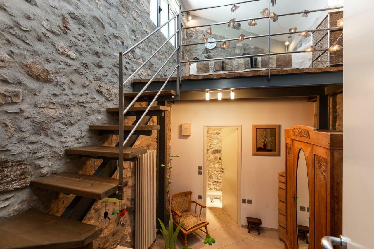 Muazzo Creta Stone House, Nature Escape With Pool, By Thinkvilla Pigí Exterior foto